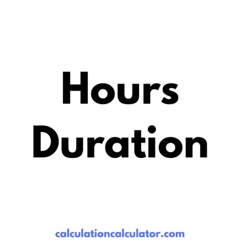 10am - 5pm|Hours Calculator.